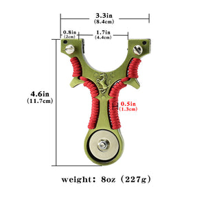 Dark Khaki Marksman® Ferrari Magnetic High Accuracy Laser Slingshot Powerful Rubber Band MARKSMAN