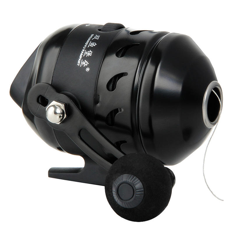 Dark Slate Gray JG25 Black Stainless Steel Enclosed Fishing Reel MARKSMAN