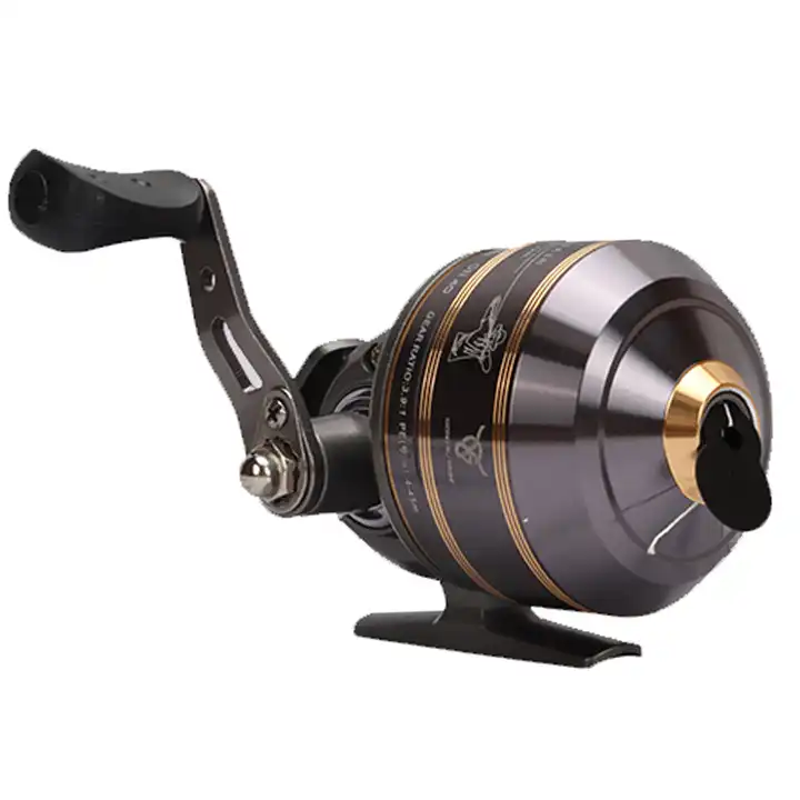 Dark Slate Gray GN40 Black Metal Fishing Reel MARKSMAN