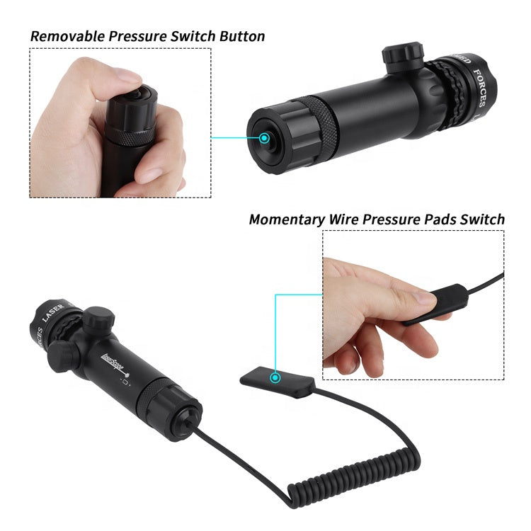 Gray Marksman Laser Sight with Two Style Mount MARKSMAN