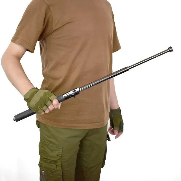 Sienna Baton | Safe Hiking Heavy Metal Stick Rod | Automatic Retractable Hiking Stick - Enhanced Self-Defense Rod MARKSMAN