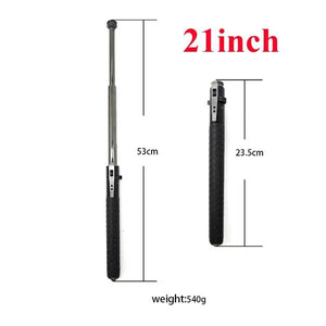 Pink Baton | Safe Hiking Heavy Metal Stick Rod | Automatic Retractable Hiking Stick - Enhanced Self-Defense Rod MARKSMAN