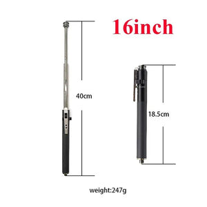 Light Gray Baton | Safe Hiking Heavy Metal Stick Rod | Automatic Retractable Hiking Stick - Enhanced Self-Defense Rod MARKSMAN