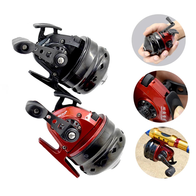 Dark Slate Gray HYB30 Stainless Steel Metal Fishing Reel MARKSMAN