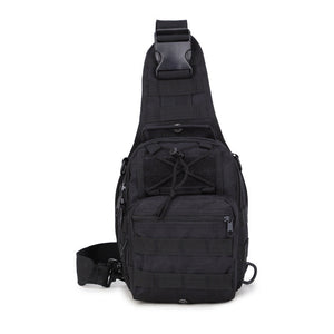 Dark Slate Gray Marksman Travel Crossbody Backpack Shoulder Tactical Bag Chest Bag Casual Bag Outdoor Riding Bag Lightweight for Men Women,7.87 X 5.51 X 9.87 Inch, Multicolor MARKSMAN