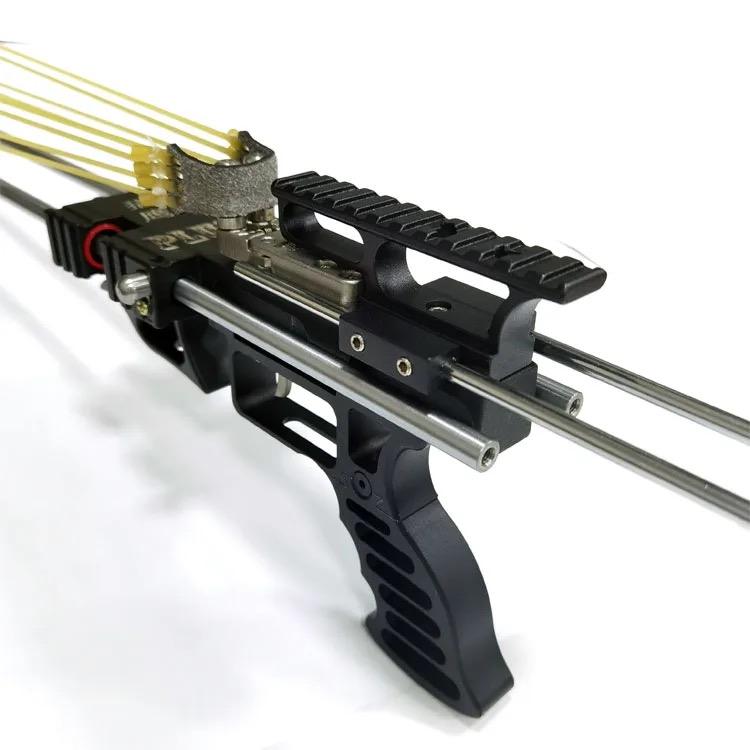 Lavender Marksman FALCON GT Slingshot - High Power Telescopic Precision Full Metal Fishing Crossbow with Laser for Target Shooting And Fishing MARKSMAN