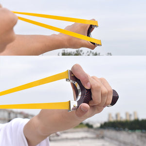 Light Gray High-quality outdoor shooting sling shot rubber band slingshot for hunting