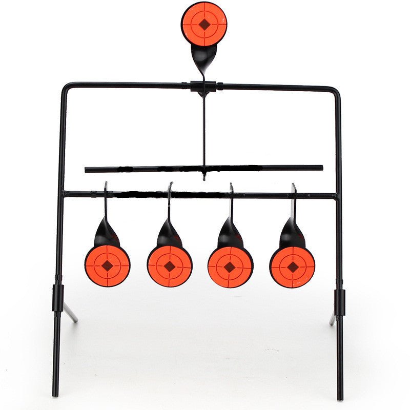 Dark Slate Gray Wind Chime Metal Shooting Target Indoor And Outdoor Competitive Shooting Rotating Shooting Target Archery Target Does Not Fall